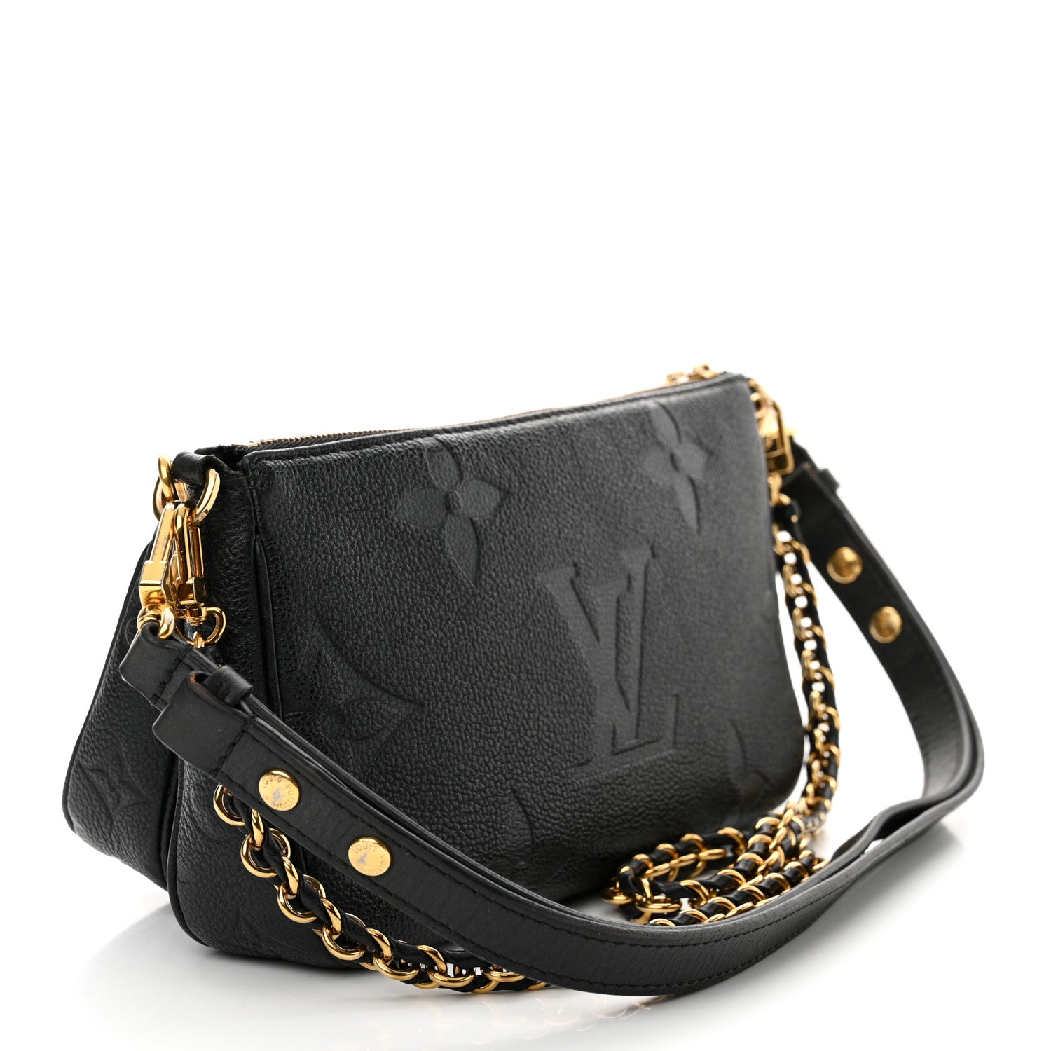 Louis Vuitton Empreinte Monogram Giant Multi Pochette Accessories Black 3 of 14