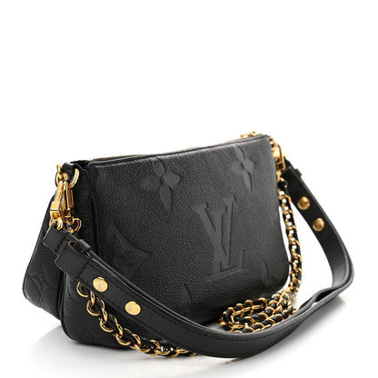 Louis Vuitton Empreinte Monogram Giant Multi Pochette Accessories Black 3 of 14