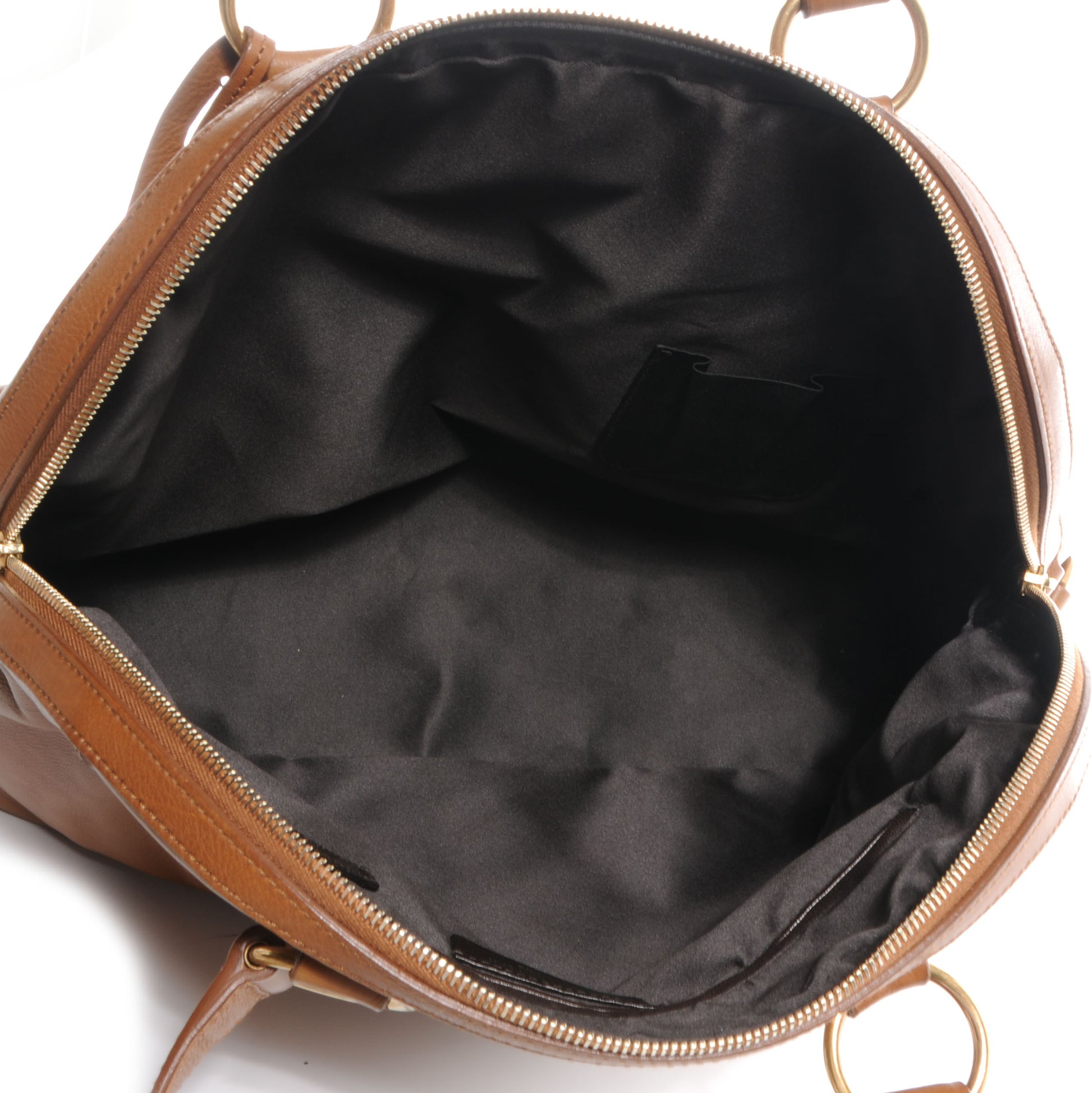 Saint Laurent Leather Oversized MUSE Brown 5 of 10
