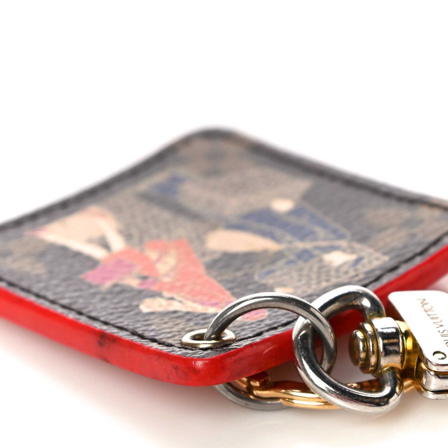 Louis Vuitton Monogram Illustre Groom Bag Charm Key Ring 5 of 8