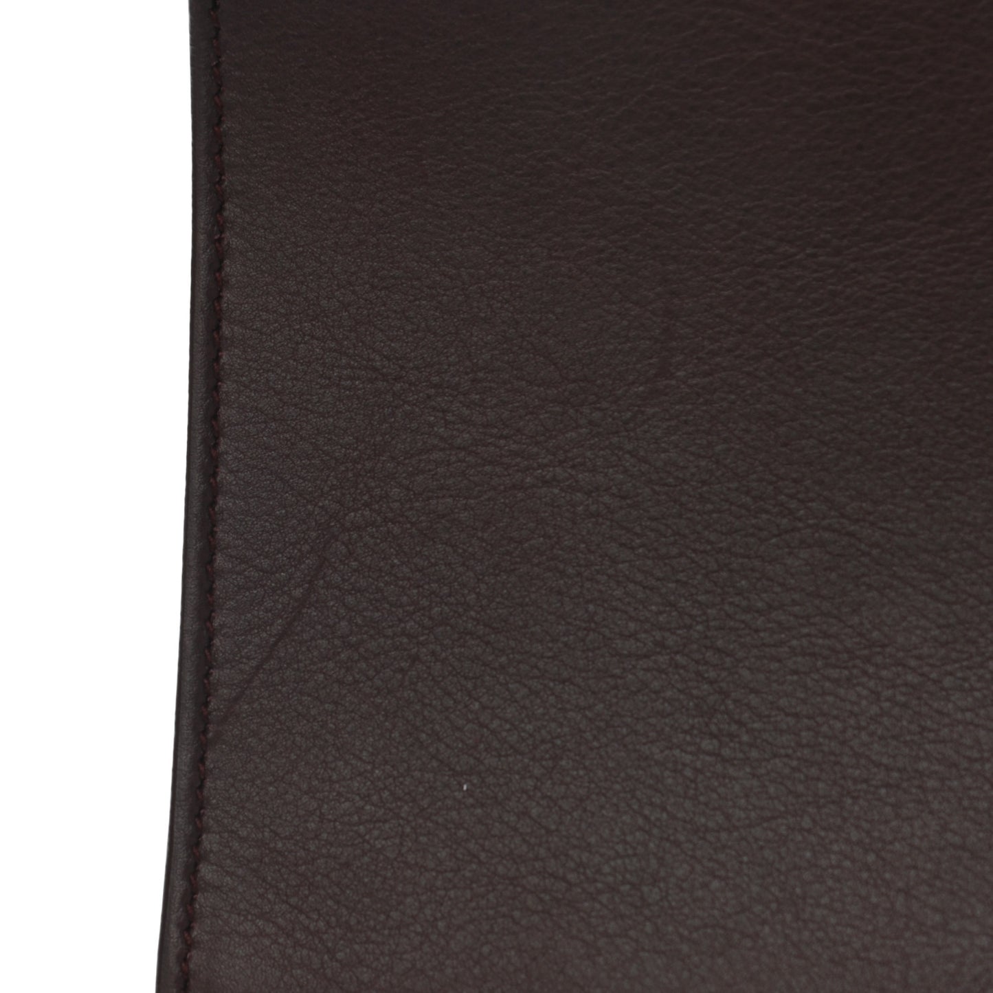 Textured Leather ChYc Clutch Burgundy