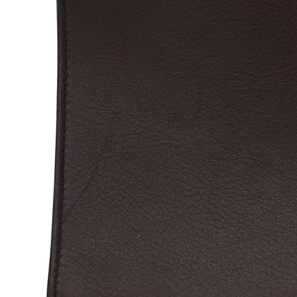 Saint Laurent Textured Leather ChYc Clutch Burgundy 9 of 10