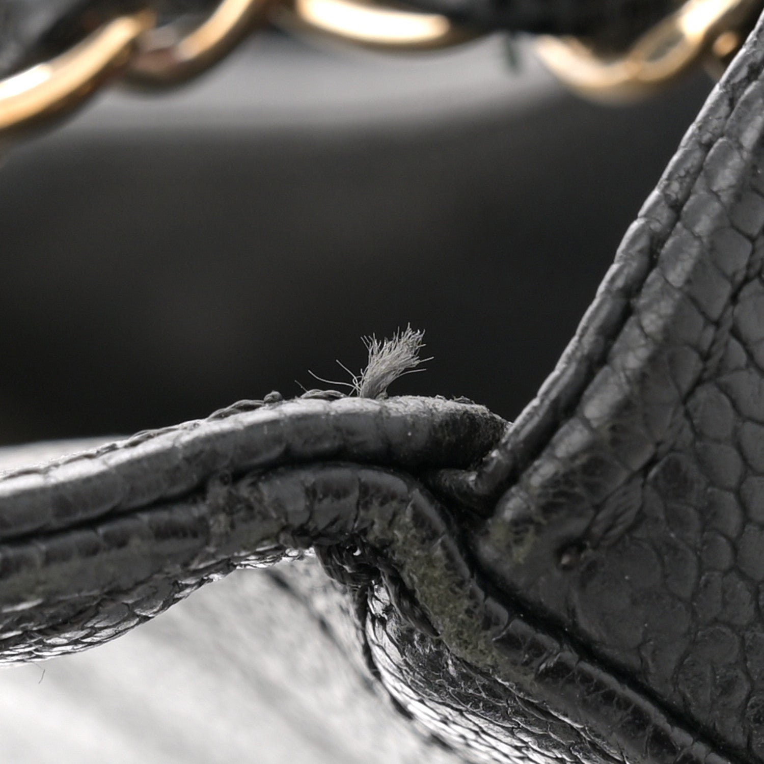 Chanel Grained Calfskin Quilted Small Cuba Top Handle Flap Black 11 of 12