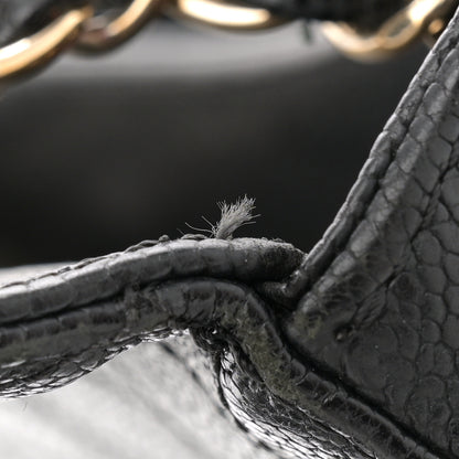 Chanel Grained Calfskin Quilted Small Cuba Top Handle Flap Black 11 of 12