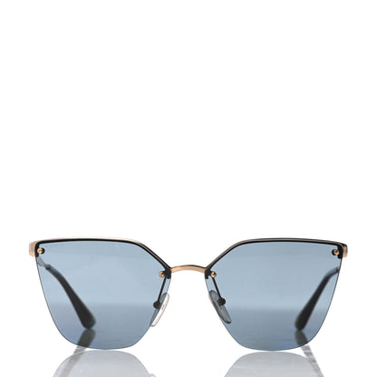 Prada Polarized Cat Eye Sunglasses SPR 68T Black 2 of 8