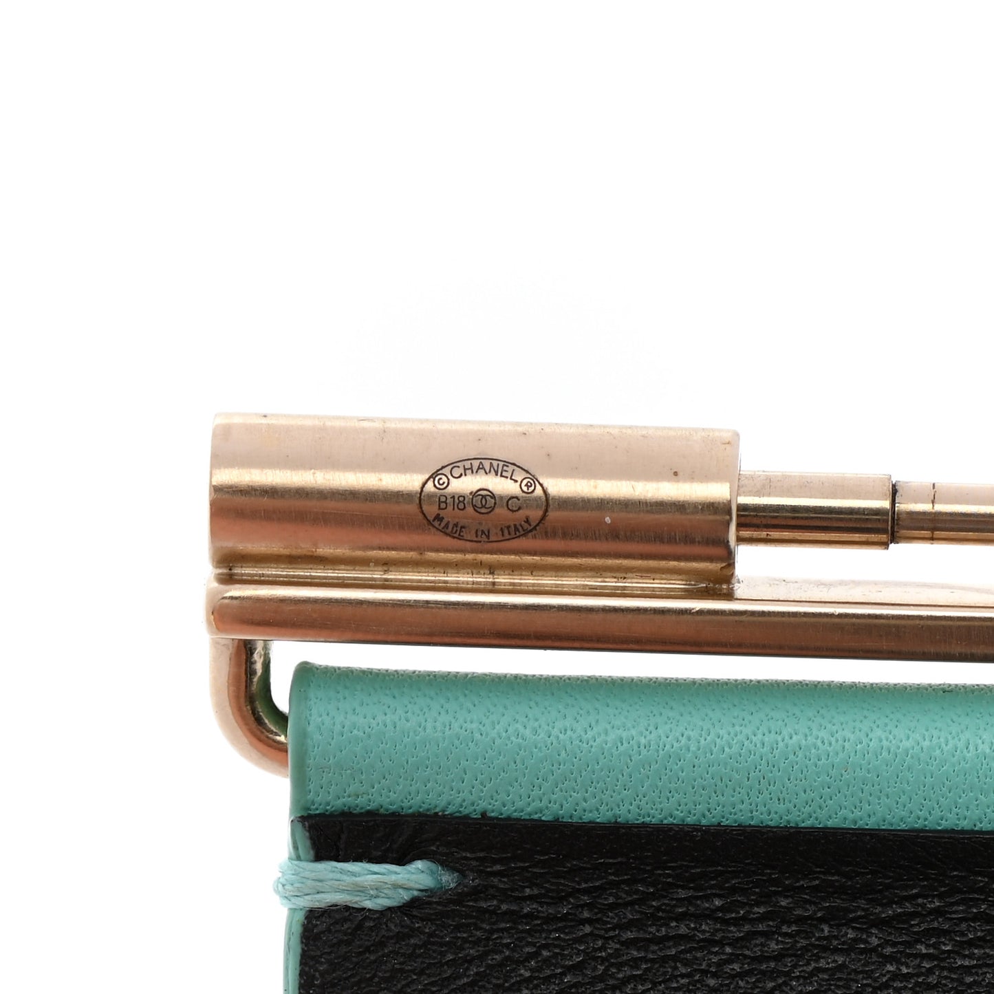 Calfskin CC Wide Cuff S Light Green
