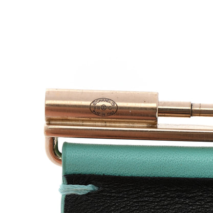 Chanel Calfskin CC Wide Cuff S Light Green 6 of 6
