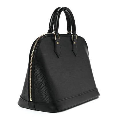 Louis Vuitton Epi Alma PM Black 3 of 12