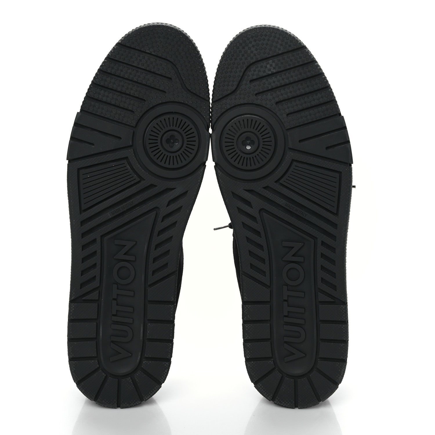 Louis Vuitton Suede Mens LV Trainer Sneakers 9.5 Black 6 of 9