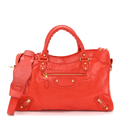 Balenciaga Agneau Giant 12 Gold Hardware City Rouge Coquelicot 1 of 11