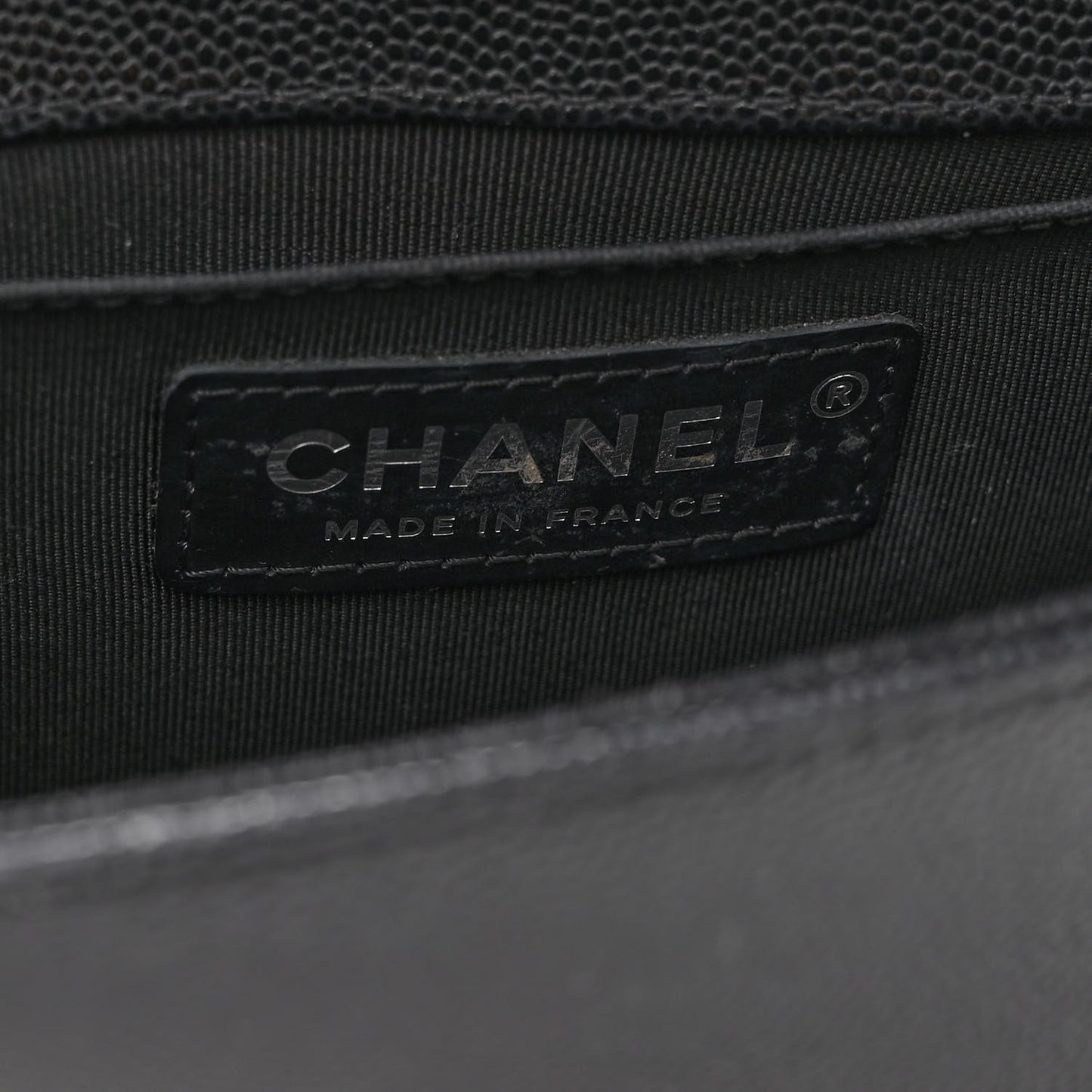 Caviar Quilted Small Boy Flap Black