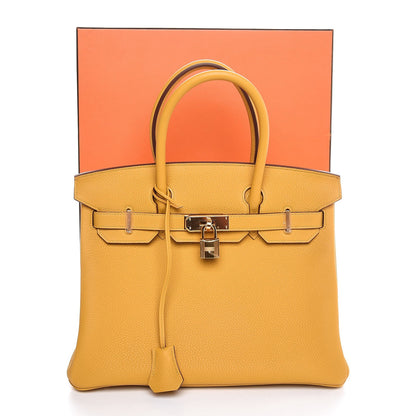 Hermes Togo Birkin 30 Jaune Ambre 37 of 37
