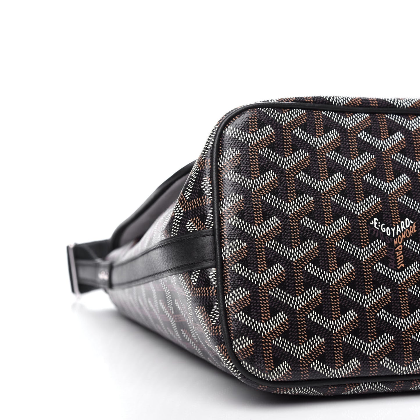 Goyardine Capetien Messenger Bag Black