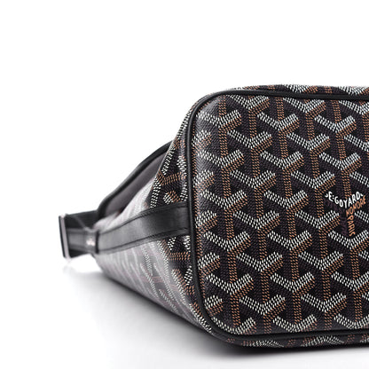 Goyard Goyardine Capetien Messenger Bag Black 6 of 8