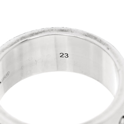 Gucci Sterling Silver GG Wide Band Ring 62 10 5 of 7