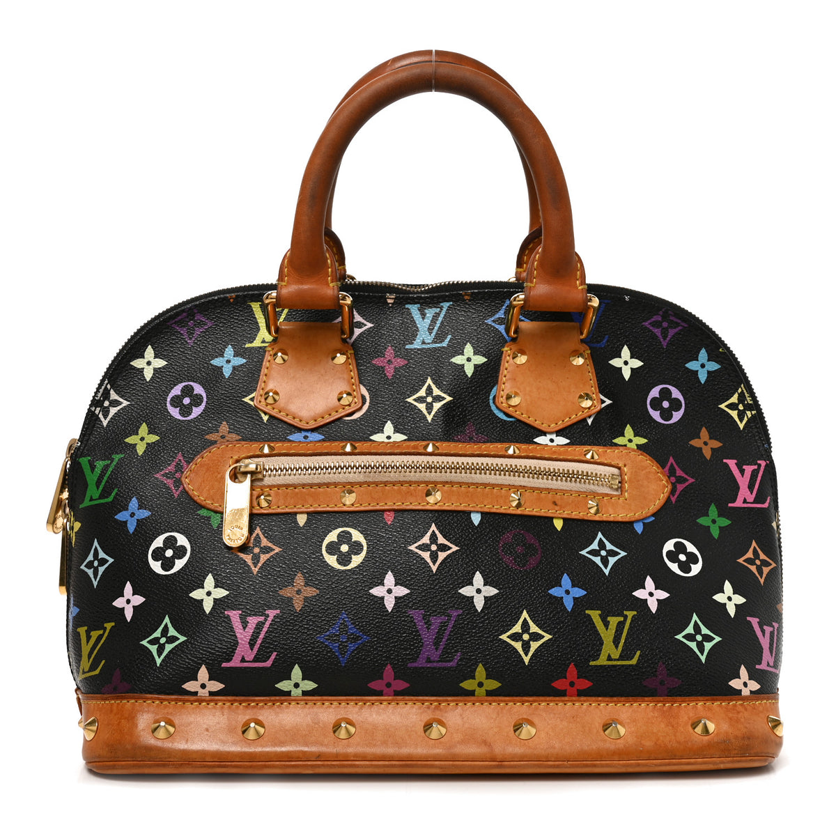 Louis Vuitton Monogram Multicolor Alma Black 1 of 9