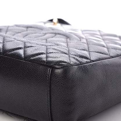 Chanel Caviar Quilted Petit Shopping Tote PST Black 10 of 12