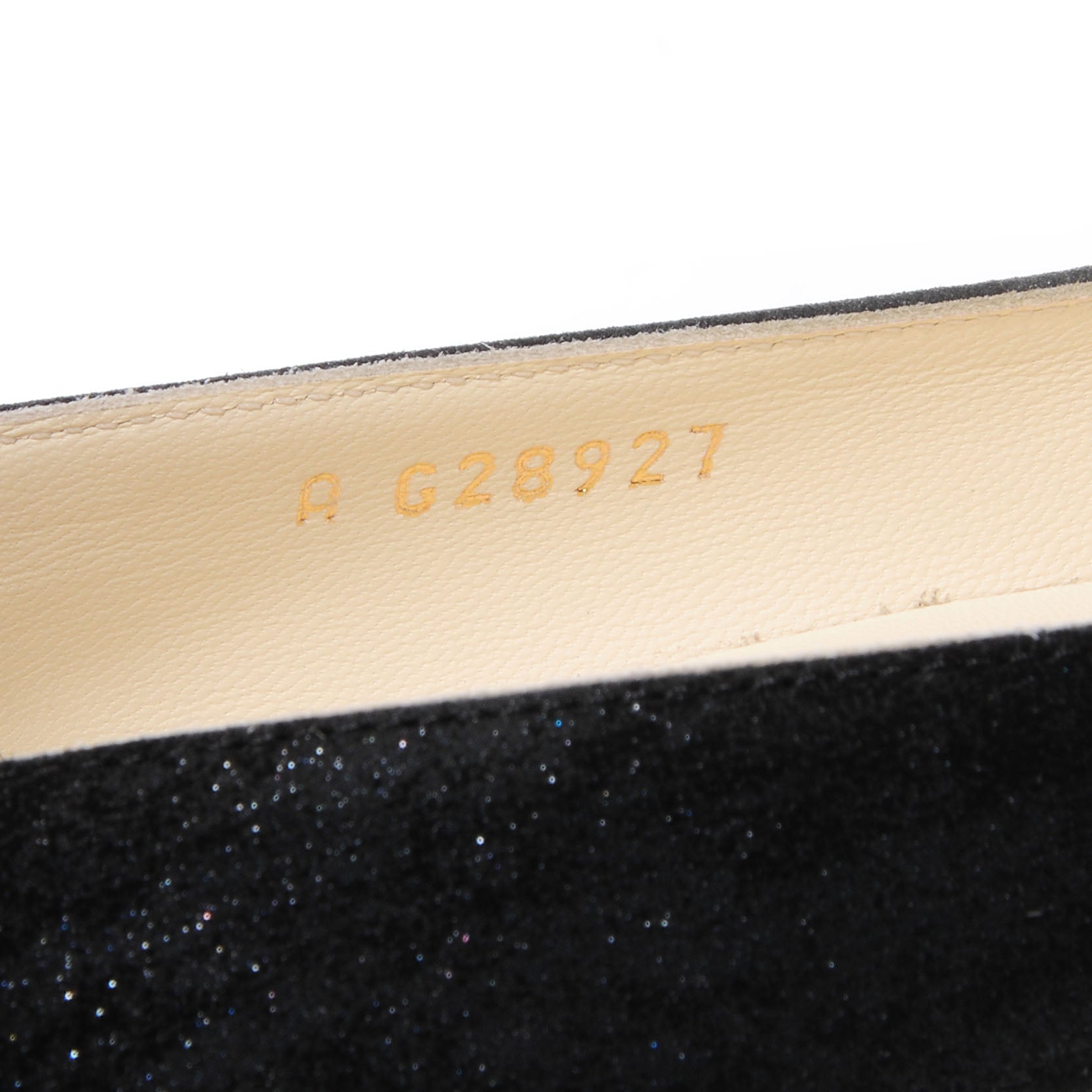 Chanel Suede Iridescent Cap Toe Pumps 40 Black 6 of 6