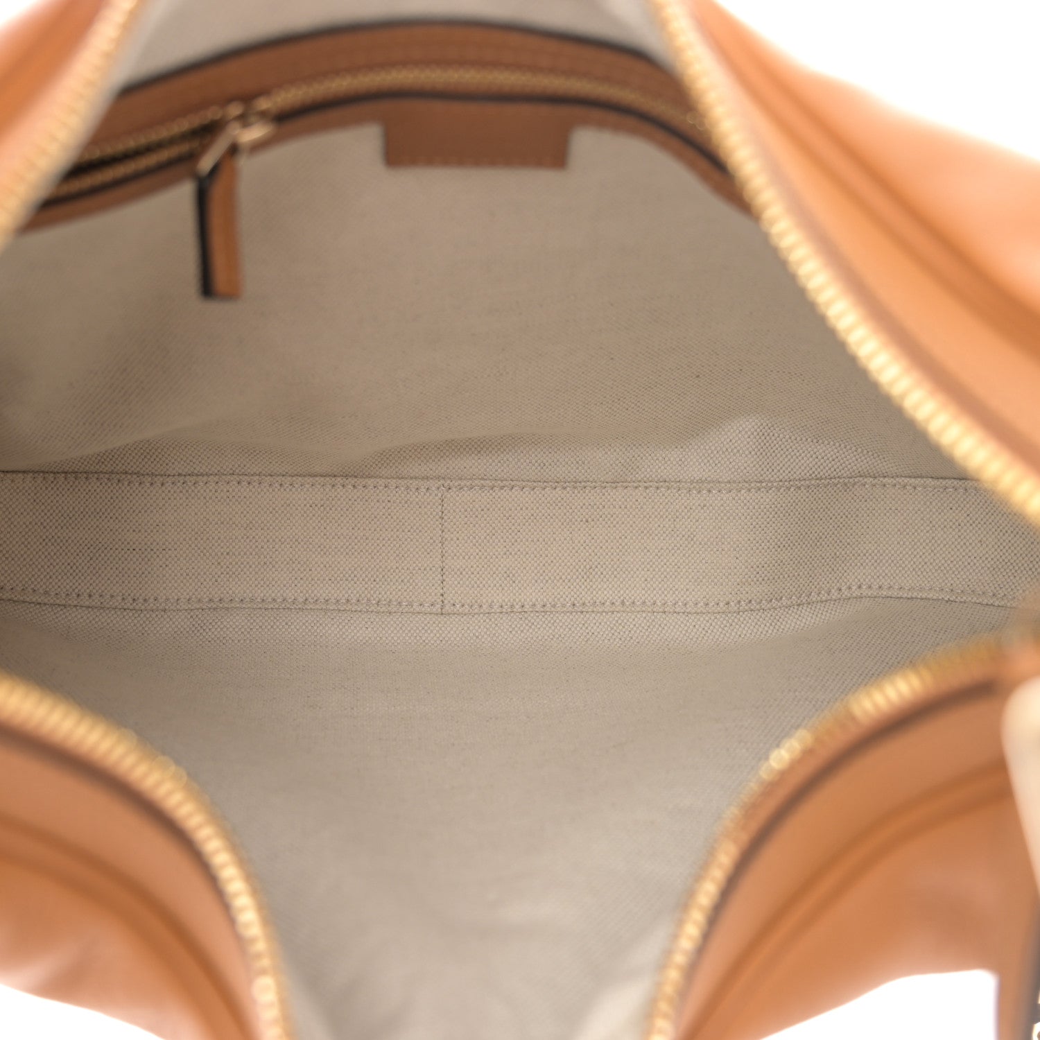 Gucci Aria Calfskin Web Large Attache Shoulder Bag Dark Orange 5 of 10