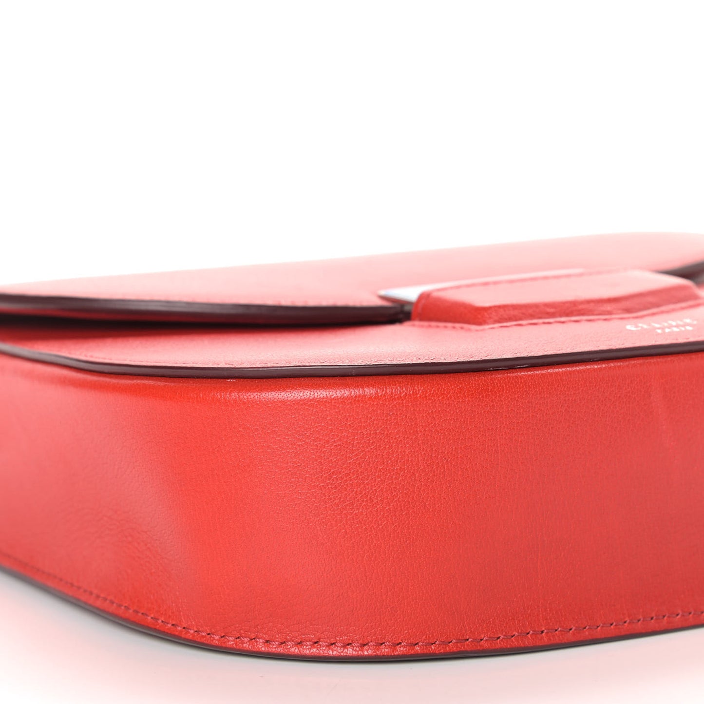Smooth Calfskin Small Trotteur Bright Red