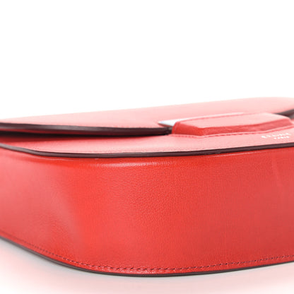 Celine Smooth Calfskin Small Trotteur Bright Red 5 of 9
