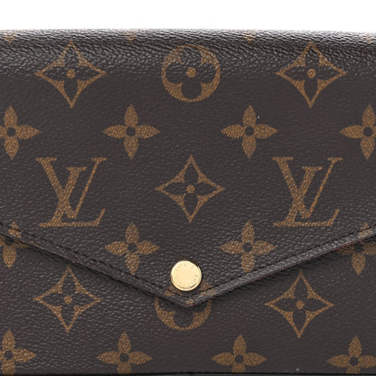Louis Vuitton Monogram Pochette Felicie Chain Wallet Fuchsia 8 of 11
