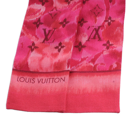 Louis Vuitton Silk Monogram Ikat Summer Bandeau Rose Indien 2 of 2
