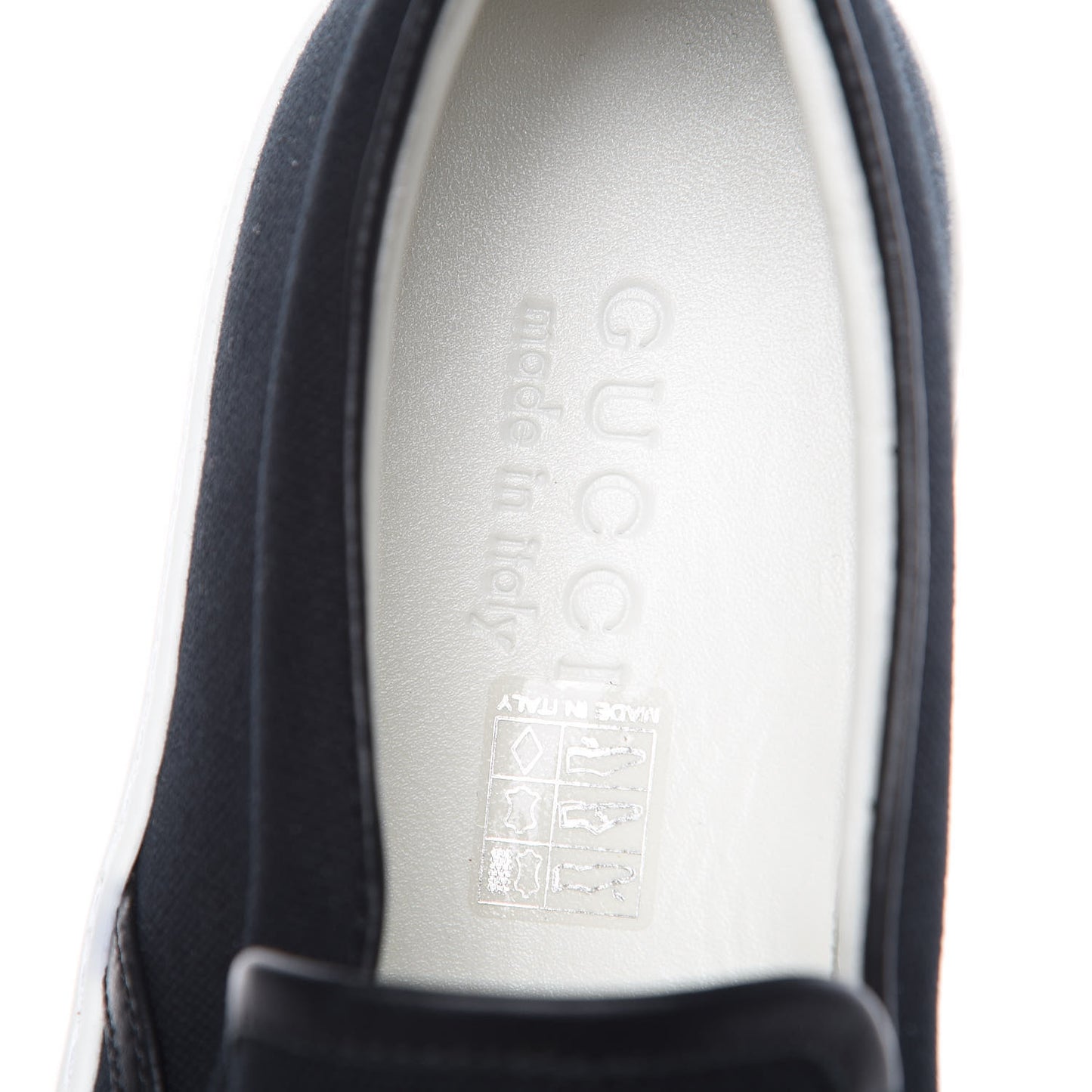 Canvas Anchor Patch Mens Slip On Sneakers 8 Navy