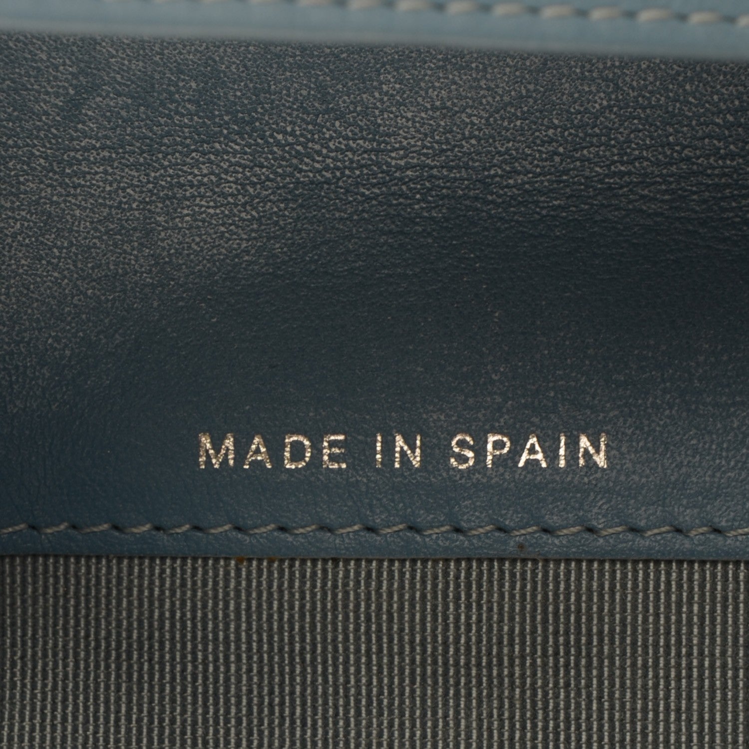 Chanel Patent Calfskin Quilted Yen Wallet Blue 7 of 8