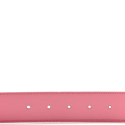 Gucci Moon Calfskin Interlocking G 37mm Belt 95 38 Glossy Pink 4 of 10