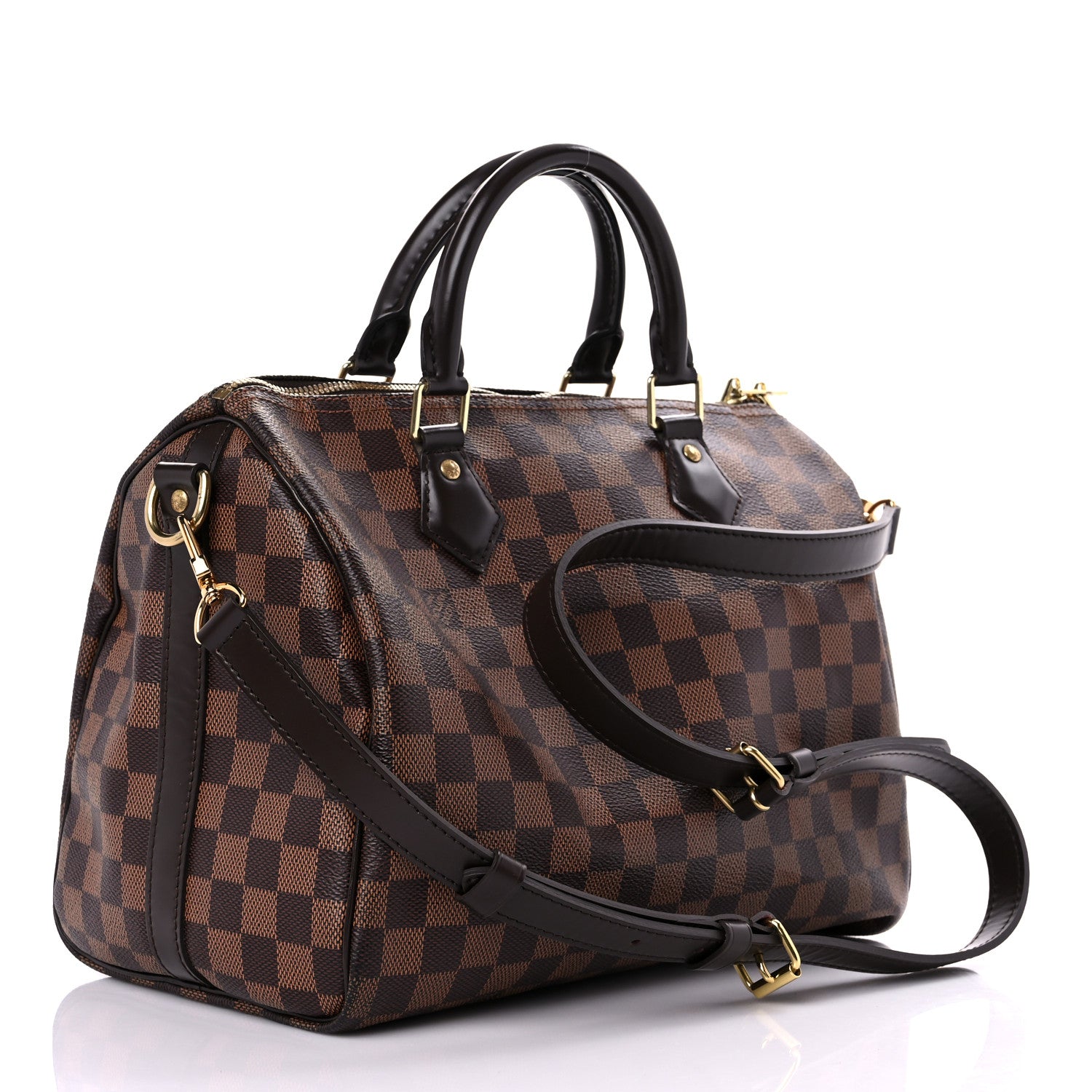 Louis Vuitton Damier Ebene Speedy Bandouliere 30 3 of 14