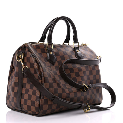 Louis Vuitton Damier Ebene Speedy Bandouliere 30 3 of 14