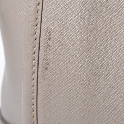 Prada Saffiano Lux Shopping Tote Pomice 18 of 18