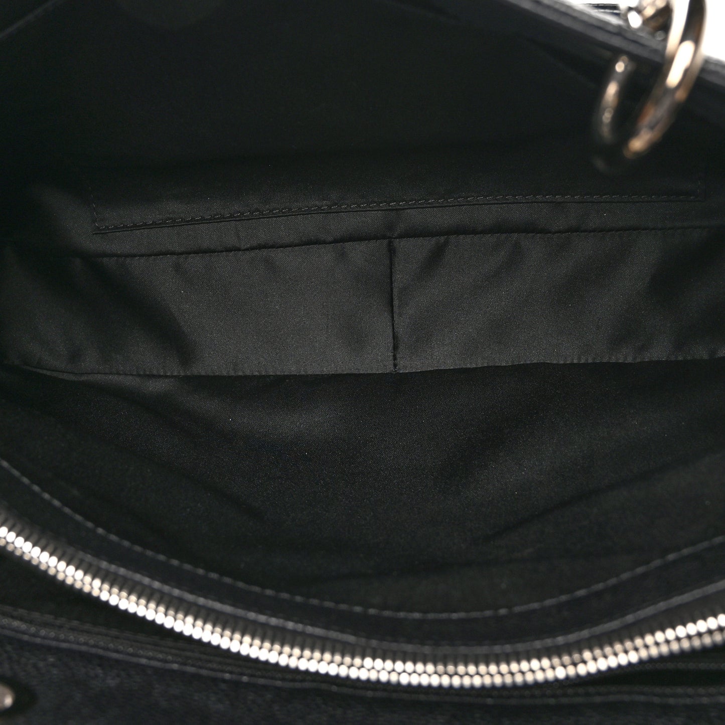 Caviar Quilted Grand Shopping Tote GST Black