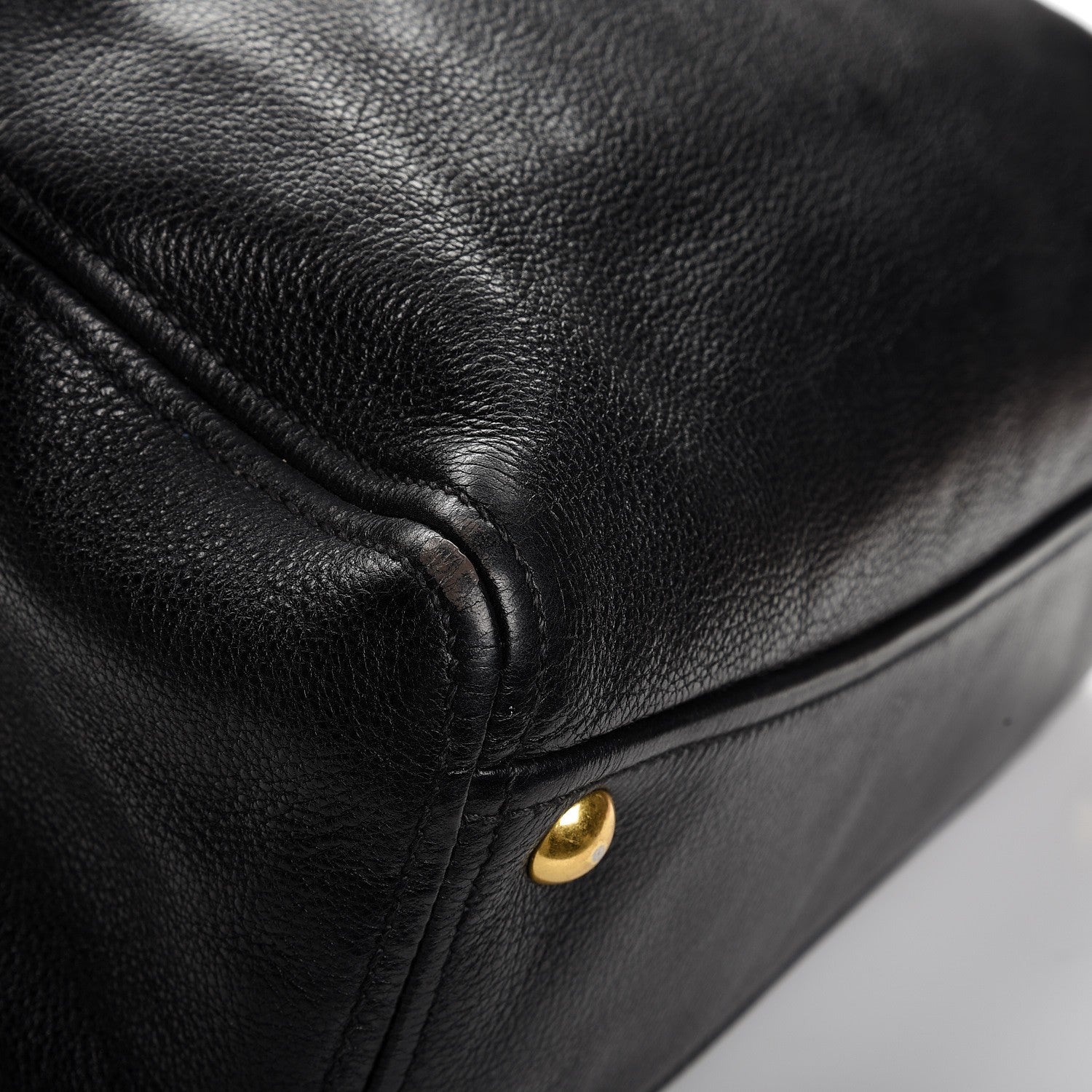 Miu Miu Vitello Daino Tote Nero Black 11 of 15