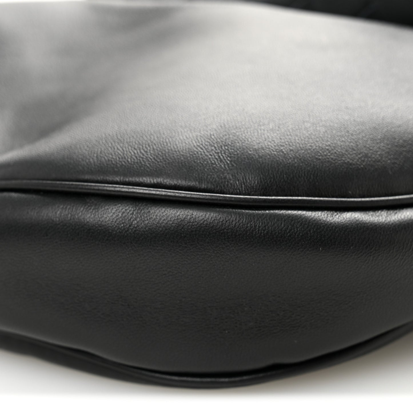 Nappa Intrecciato Foulard Hobo Bag Black