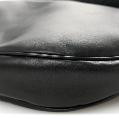 Bottega Veneta Nappa Intrecciato Foulard Hobo Bag Black 10 of 10