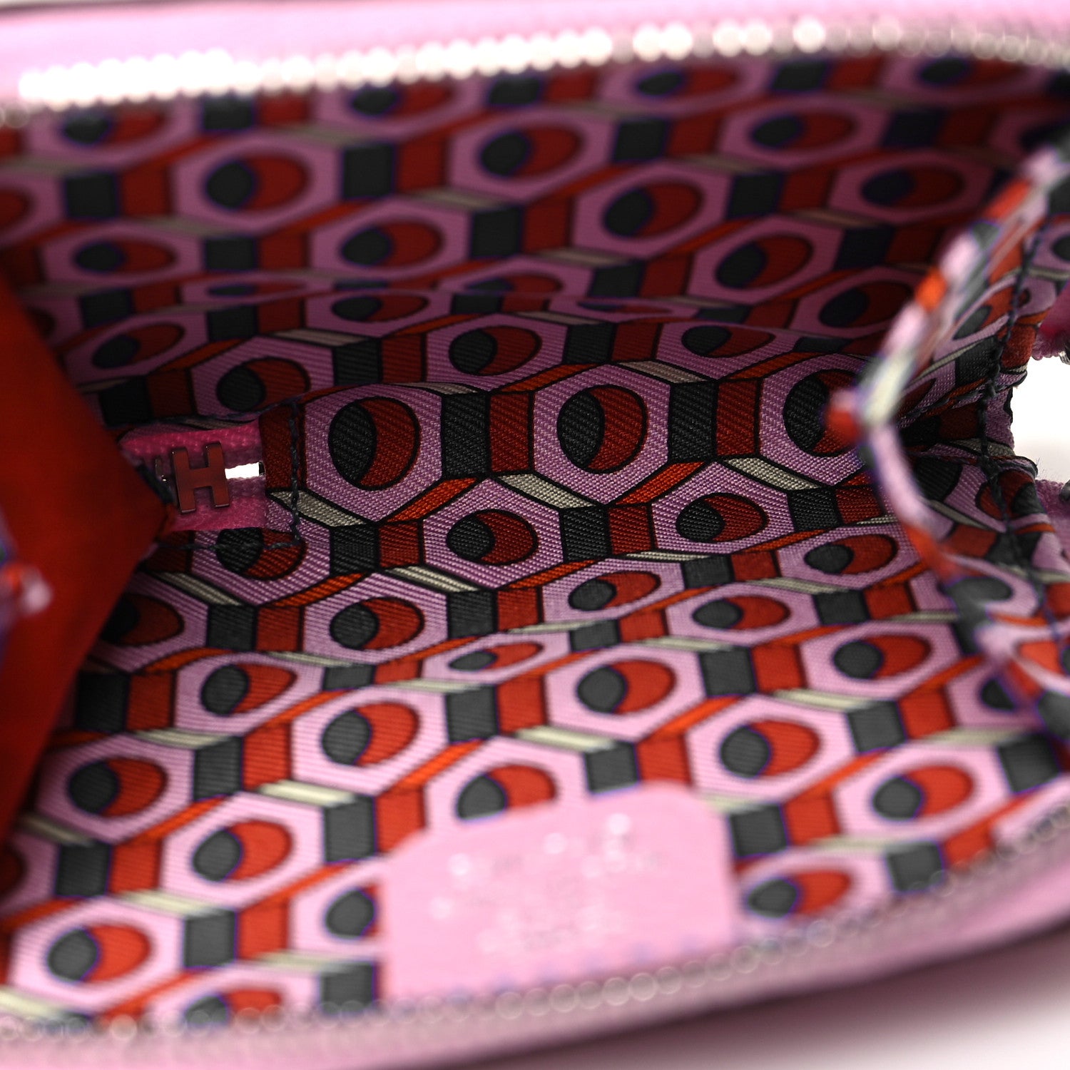 Hermes Epsom Silk'In Coin Purse Mauve Sylvestre 5 of 8