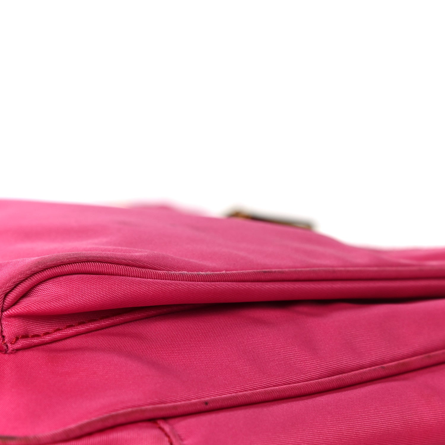 Prada Tessuto Nylon Patent Pocket Messenger Bag Fuxia 18 of 19