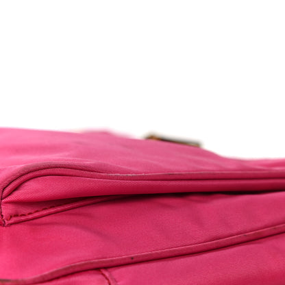 Prada Tessuto Nylon Patent Pocket Messenger Bag Fuxia 18 of 19