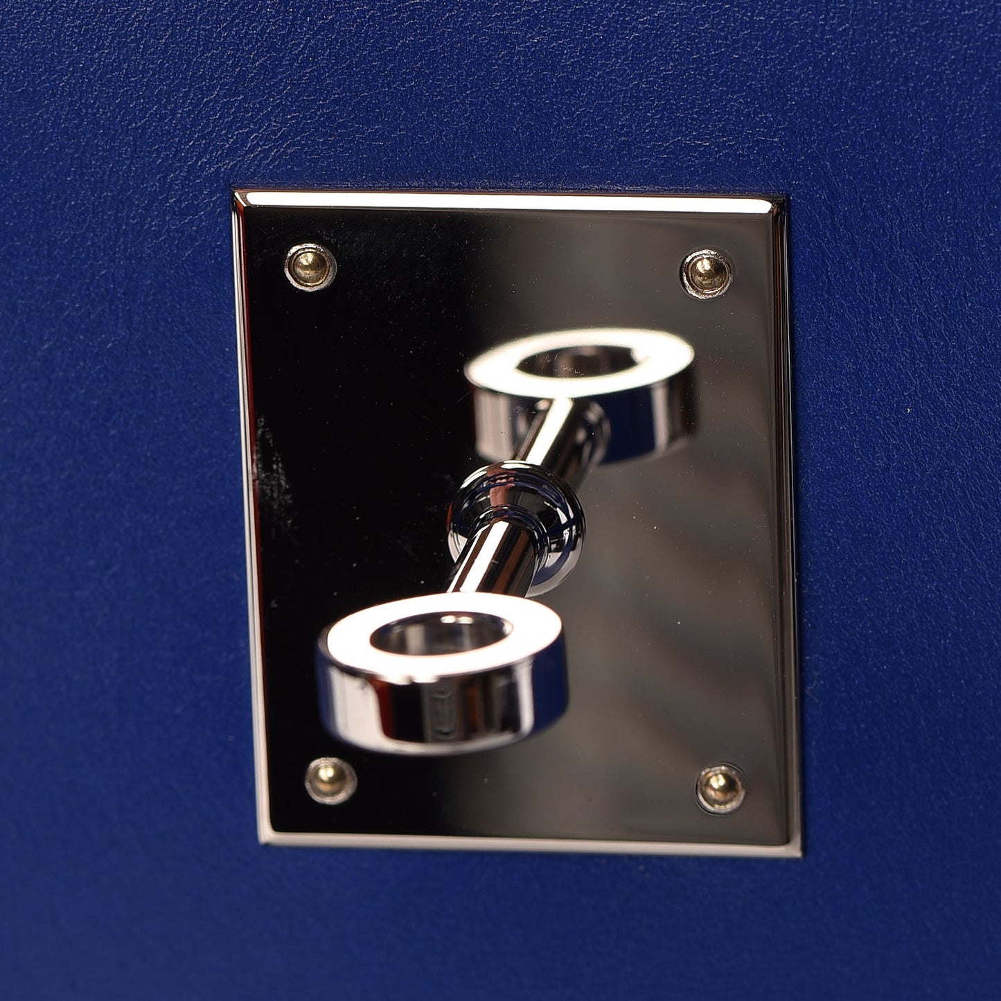 Tadelakt Birkin 30 Bleu Electrique