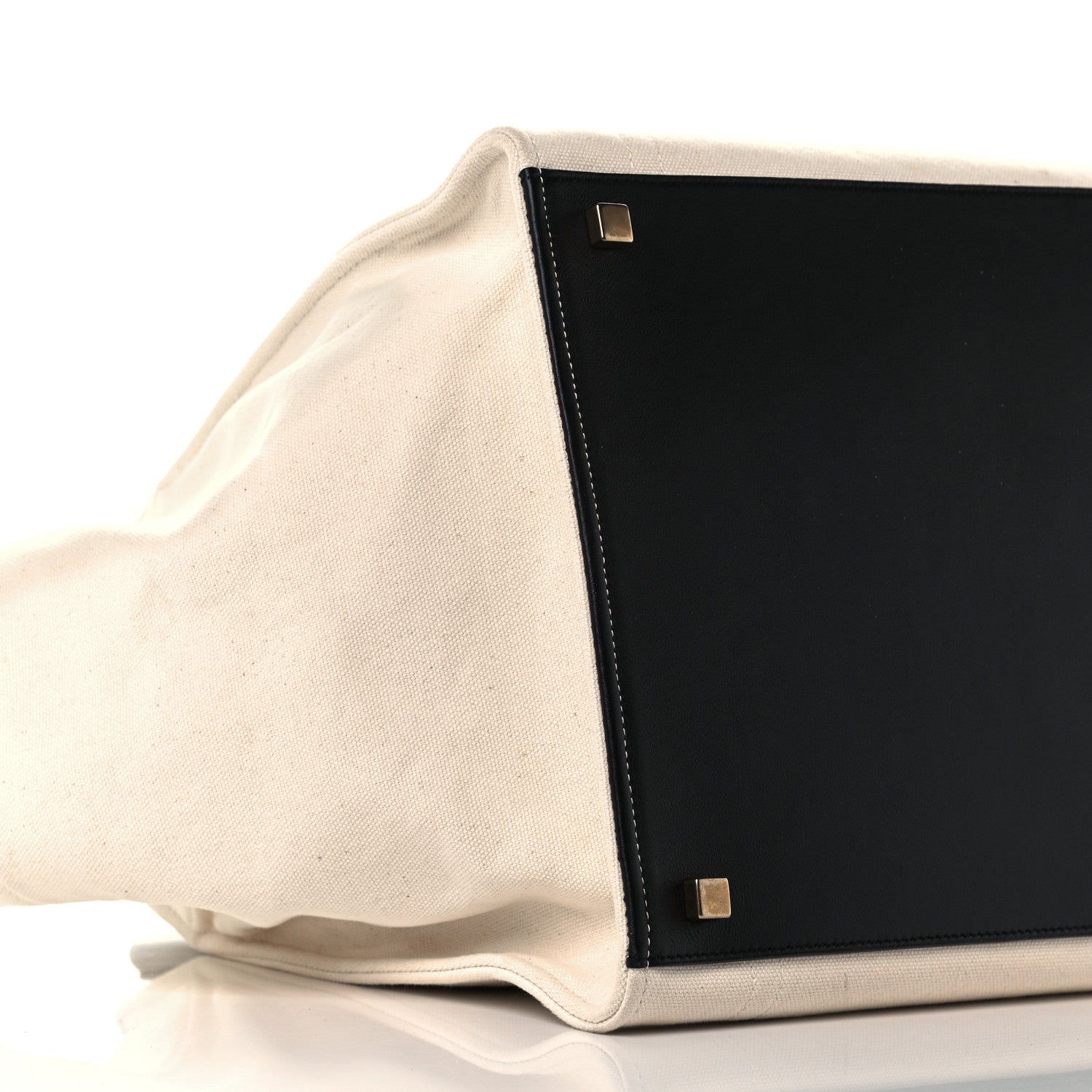 Celine Cotton Canvas Medium Phantom Luggage White 9 of 10