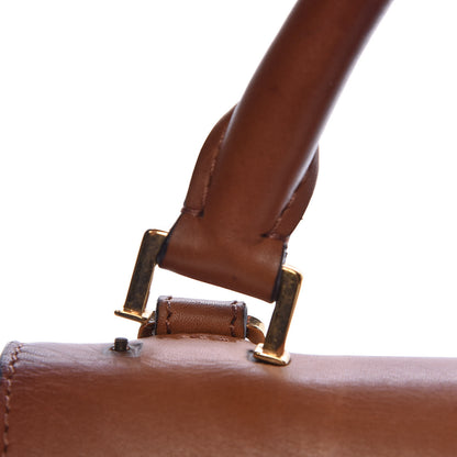 Celine Natural Calfskin Suede Medium Trapeze Tan 13 of 28