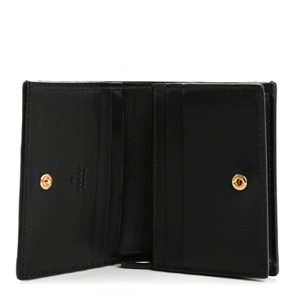 Gucci Calfskin GG Matelasse Card Case Wallet Black 5 of 11