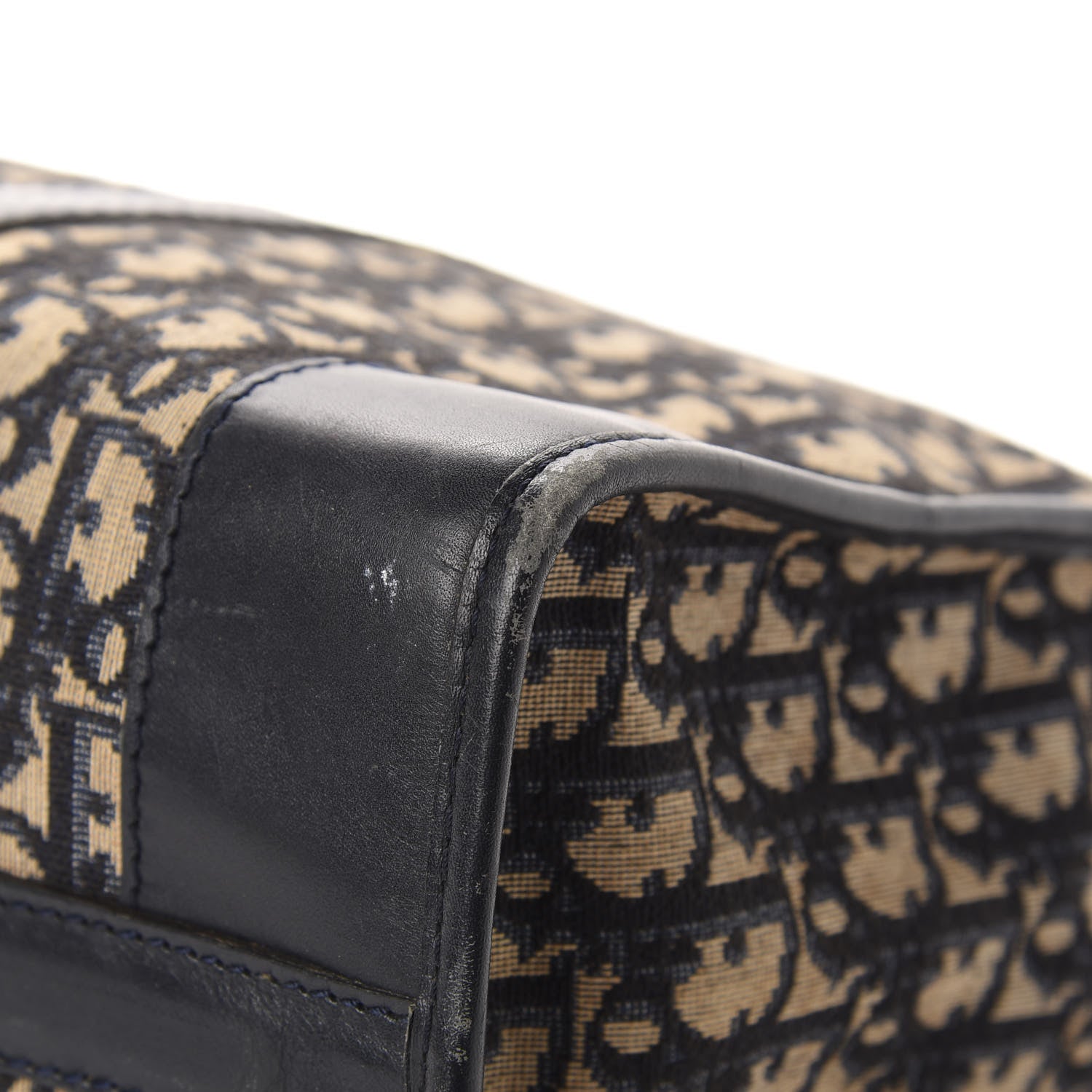 Christian Dior Monogram Boston Navy Blue 9 of 19