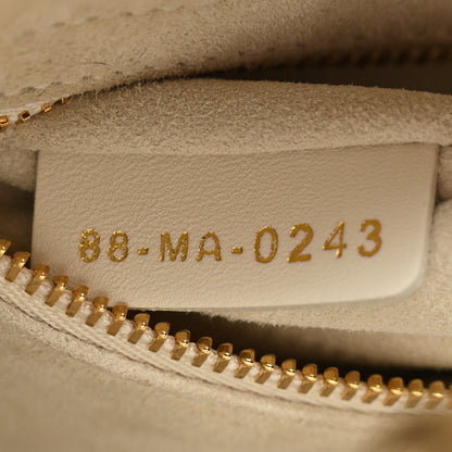 Christian Dior Lambskin Cannage Small My ABCDior Lady Dior White 7 of 19