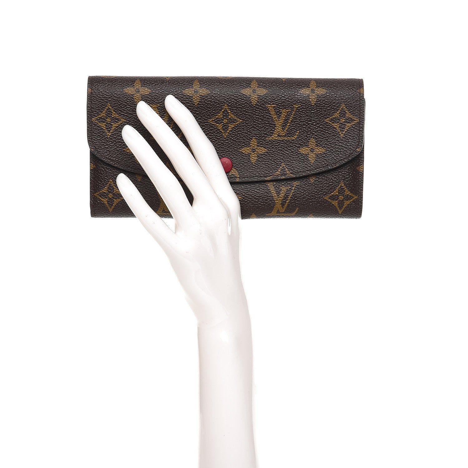 Louis Vuitton Monogram Emilie Wallet Fuchsia 2 of 7
