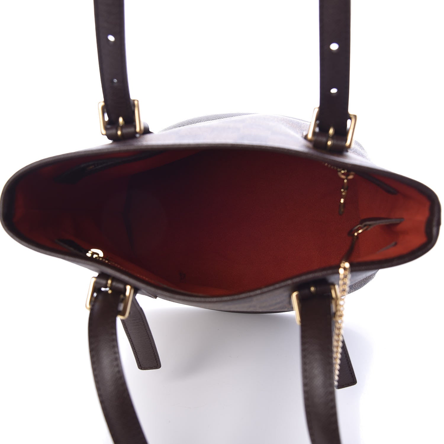 Louis Vuitton Damier Ebene Marais Bucket 23 5 of 10