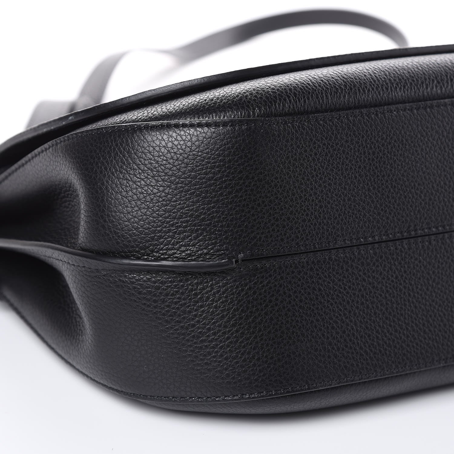 Mulberry Small Classic Grain Calfskin Amberley Satchel Black 9 of 12