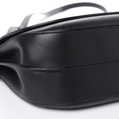Mulberry Small Classic Grain Calfskin Amberley Satchel Black 9 of 12